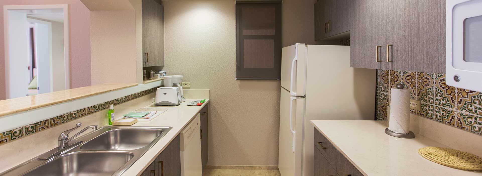 Ocean view villas with one bedroom suite and full kitchen