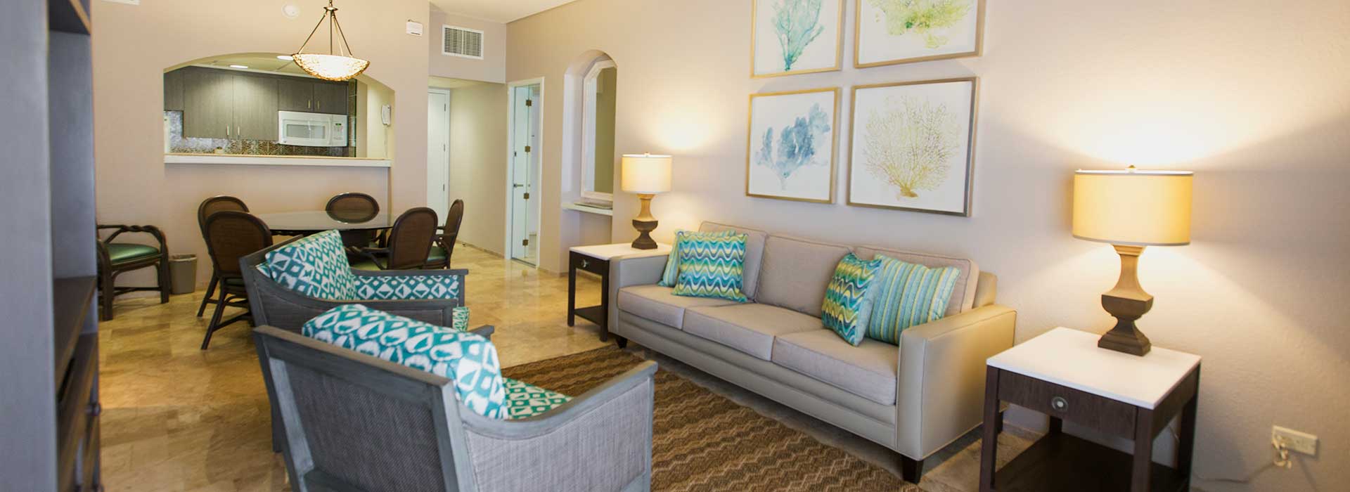 Ocean View villas with two bedroom suites and king size bed in The Royal Sands All Inclusive