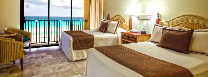 Enjoy moments of peace with dazzling ocean views in our exclusive beachfront resort in Cancun