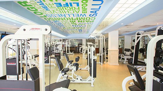 The Royal Sands boasts a fully equipped gym to keep you in shape