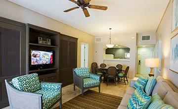 Ocean View villas with two bedroom suites and king size bed in The Royal Sands All Inclusive